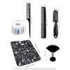 Professional Hairdressing Salon Cape, Combs, Barber Brush, Neck Strip – Home & Salon Haircut Styling Tools Kit
