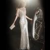 Fishtail Evening Dress Women's 1011 New Summer Banquet Temperament Host Golden Annual Meeting Celebrity Long Dress