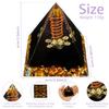 3D Crystals Pyramid Ornaments Natural Mini Pyramid Energy Stone Resin Craft Crystal Ball Xmas Kid Gift Room Medit Decor Orgonite