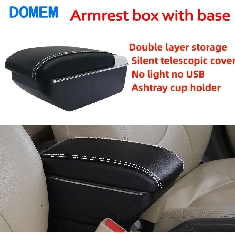 For Ibiza 6j Ibiza 6L Armrest Box For Seat Ibiza Car Armrest Central Storage Box Retrofit with USB Interior Car Accessories