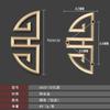 32-64mm Hole Distance Handles for Wardrobe and Drawer New Chinese Style Golden Furniture Handle Bedroom Cabinets Pulls