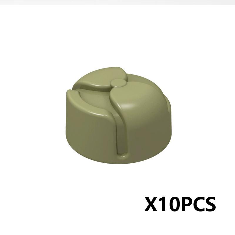 Military Building Blocks Accessories Soldier Figures Soviet Helmets Guard Hat Navy Pirate Firefighter Army Hats Mini Bricks Toys