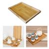 Rectangular Serving Decor Stylish Rustic Decorative Platter for Bedroom Bed Lap Room BBQ