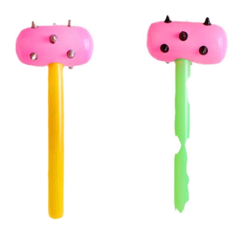 Large Inflatable Wolf's Tooth Hammer Toy - Popular at Night Markets and Scenic Spots