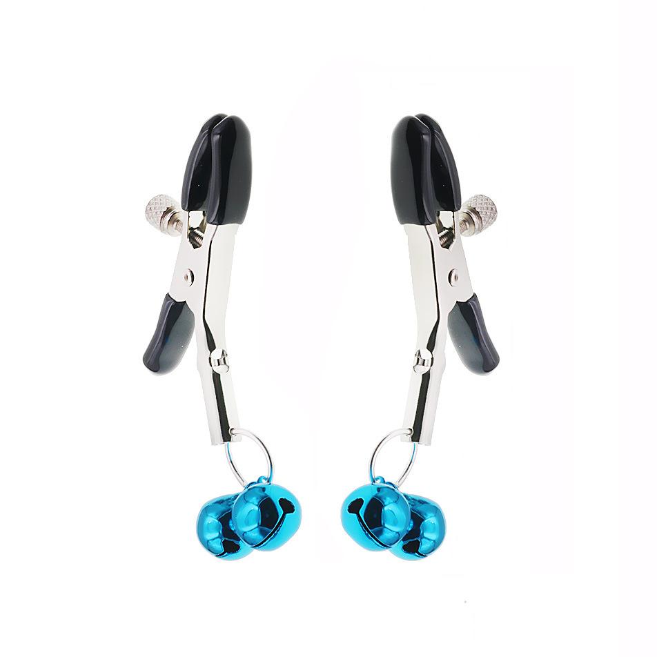 Metal Sexy Bell Nipple Clamp Mei Mei Clip Female Masturbation Adult Products Sex Toy Sex Tools