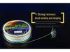 Yudeli D-Power 100m PE Braided Fishing Line, 8-Strand, Bite-Resistant, Multicolor