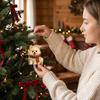 Accesorios para Árbol de Navidad Cachorros Lindos Calendario de Adviento, Calendario de Cuenta Atrás de 24 Días con Regalo 2D para Amantes de los Perros Colgantes Planos de Acrílico