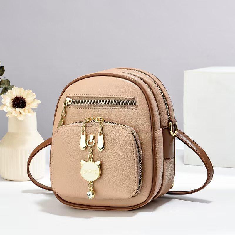 

Women s bag bag shoulder messenger bag small bag simple versatile backpack 16*9*20 хаки