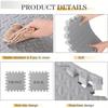 1/4/8Pcs 2.5cm Thick EVA Interlocking Foam Floor Mats Non-Slip Waterproof Puzzle Tiles for Gym Workout Home Kids Room Protection