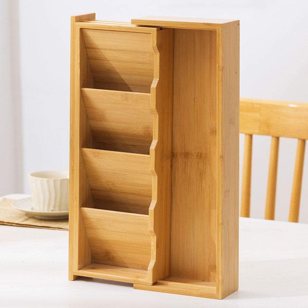Space Saving Utensil Storage Box 6 Compartments Cutlery Drawer Organizer  Kitchen Utensil