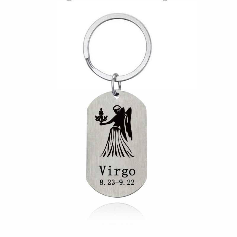 Gold Silver Black White Splicing Cat Stainless Steel Keychain Cute Cartoon Design Fashion Couple Pendant Practical Backpack Decoration