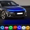 Universal Car Hood Daytime Running Light Strip Waterproof Flexible LED Auto Decorative Atmosphere Lamp Ambient Backlight Car Styling Accessories