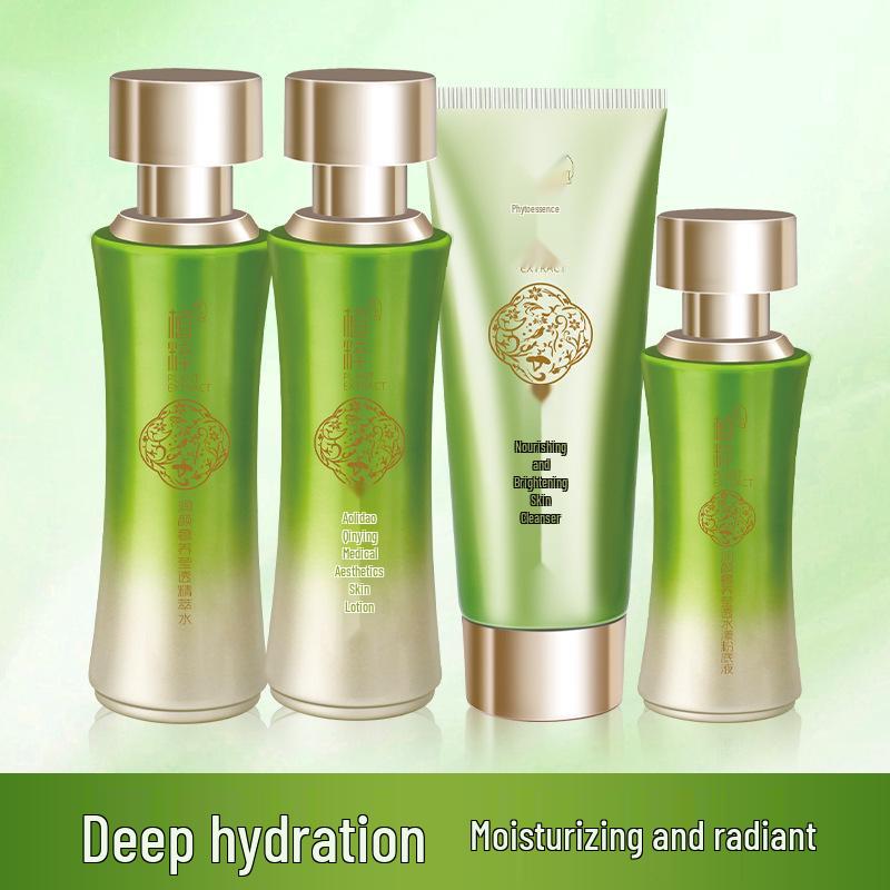 Plant-Based Herbal Skincare Set: Moisturizing, Hydrating & Nourishing Beauty Salon Collection
