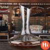 Hi Glass Wine Decanter Bevel Spout Wine Aerator Container Wine Bottle