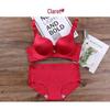Thickened Seamless 8cm Bust Gathering Bra Set: Adjustable, Wire-free, Side Bust Control