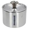 2.5L Cat Water Fountain 304 Stainless Steel Automatic Pet Water Drinking Dispenser with Water Level 