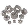 DIN934 GB6170 SUS304 Stainless Steel Hex Nut UNC UNF BSW Thread Metric Imperial Hexagon Lock Nuts 0#-12# 1/4-3/4 Inch