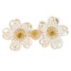 Flower Shape Fabric Cheongsam Button Traditional Chinese Knot Buttons for Dress Cloaks Coat Decorative Sewing Fasteners