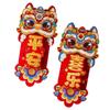 1 Pair 3D Fu Character Door Pendant Traditional 2025 New Year Sticker  Home Living Room Decor