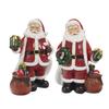 Santa Claus Toys Resin Ornaments Room Living Room Christmas Decoration Supplies European Holiday Gifts