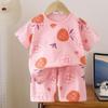 Set Tuta Sportiva Estiva da Bambino con Stampe di Cartoni Animati per Bambini Piccoli