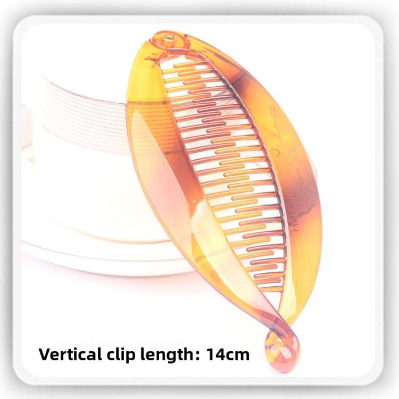 

Hair Accessory Vertical Clip Black Coffee Ponytail Banana Clip Twist Clip 367#