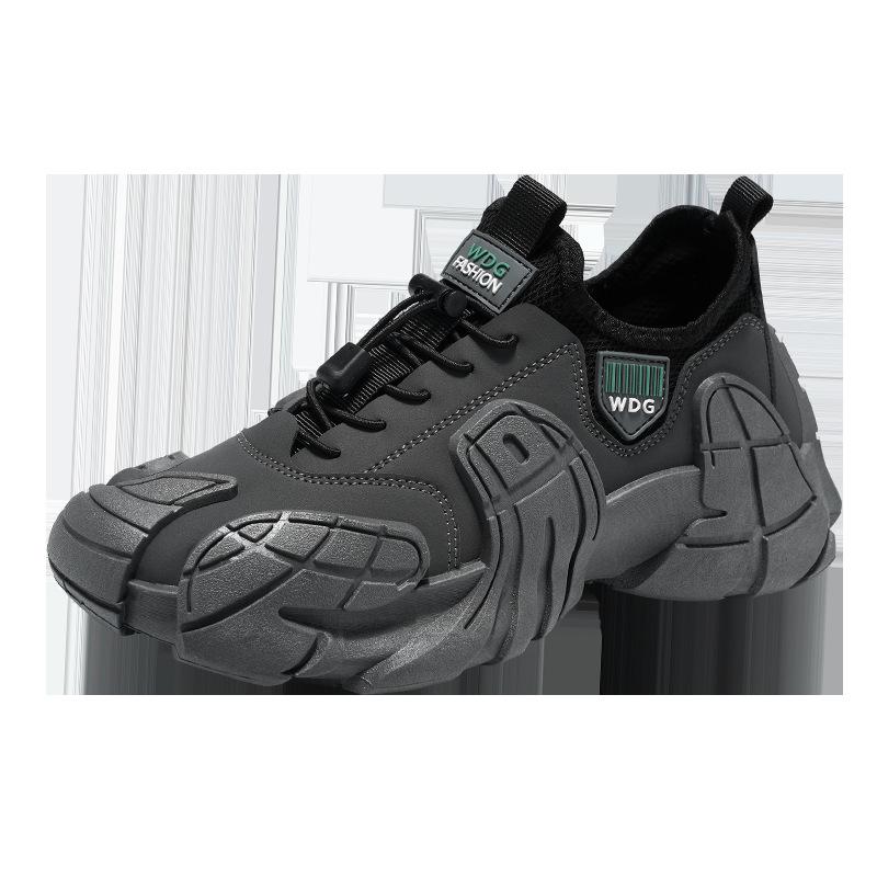 Men's shoes new spring casual sports shoes platform non-slip labor insurance shoes