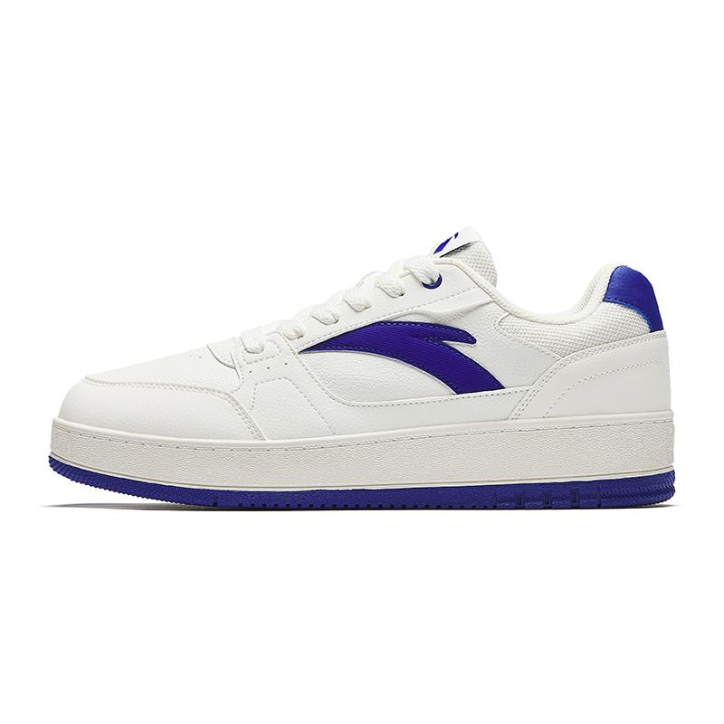Anta Year 2 Trendy Versatile Comfortable Durable Casual Sports Low-Top Skate Shoes Men sneaker White Blue 912548068-1