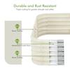 2-Pack 4x1.5ft Galvanized Raised Garden Bed Outdoor Planter Bed Metal Planter Box for Gardening and Planting Milk White
