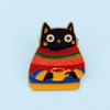 Cartoon Enamel Pin Cute Coffee Black Cat Brooch Pines Lapel Pins Badge On Backpack Clothing Accessories Animal Jewelry Gifts