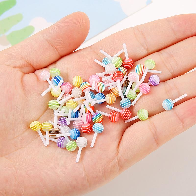 

Мини-еда, леденцы, 3D, нейл-арт, конфеты, смоляные аксессуары 6x12mm