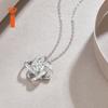 High Quality 925 Silver Moissanite Interwoven Pendant with Chain - GRA Certified D Color VVS1 Fashion Jewelry Women Necklace