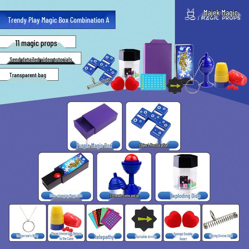 Magic Props Set: Educational Performance Kit for Boys and Girls - Perfect Festival or Birthday Gift