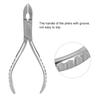 Stainless Steel Ring Closing Pliers Body Piercing Pliers Tools Clamp Forceps