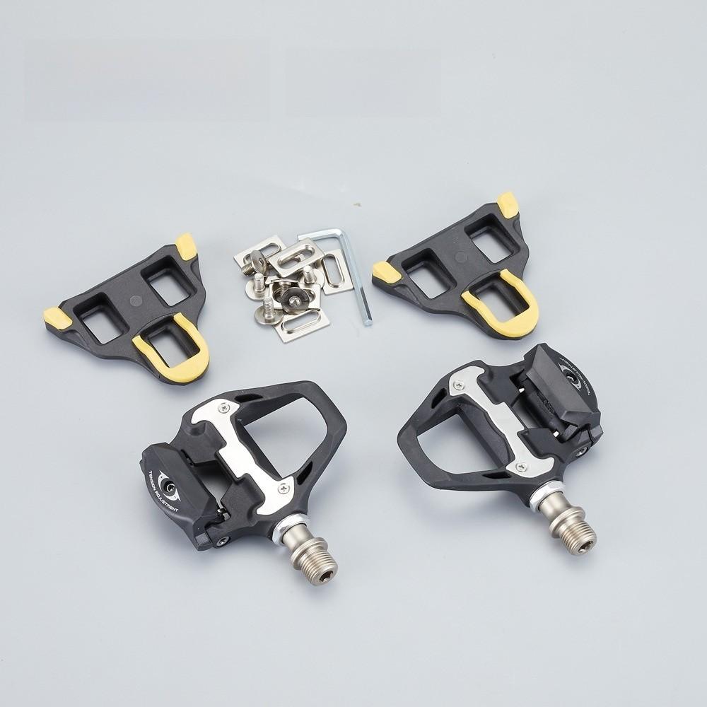 Alloy Bicycle Pedals With Locking Mechanism For Road Cycling And Commuting Use