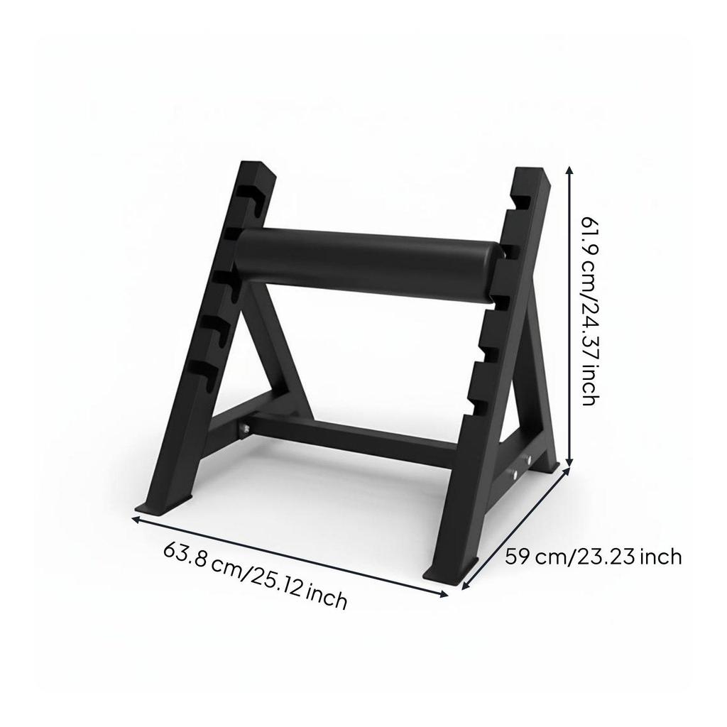 Split Squat Training Rack with Height Adjustable Design Fitness Accessory for