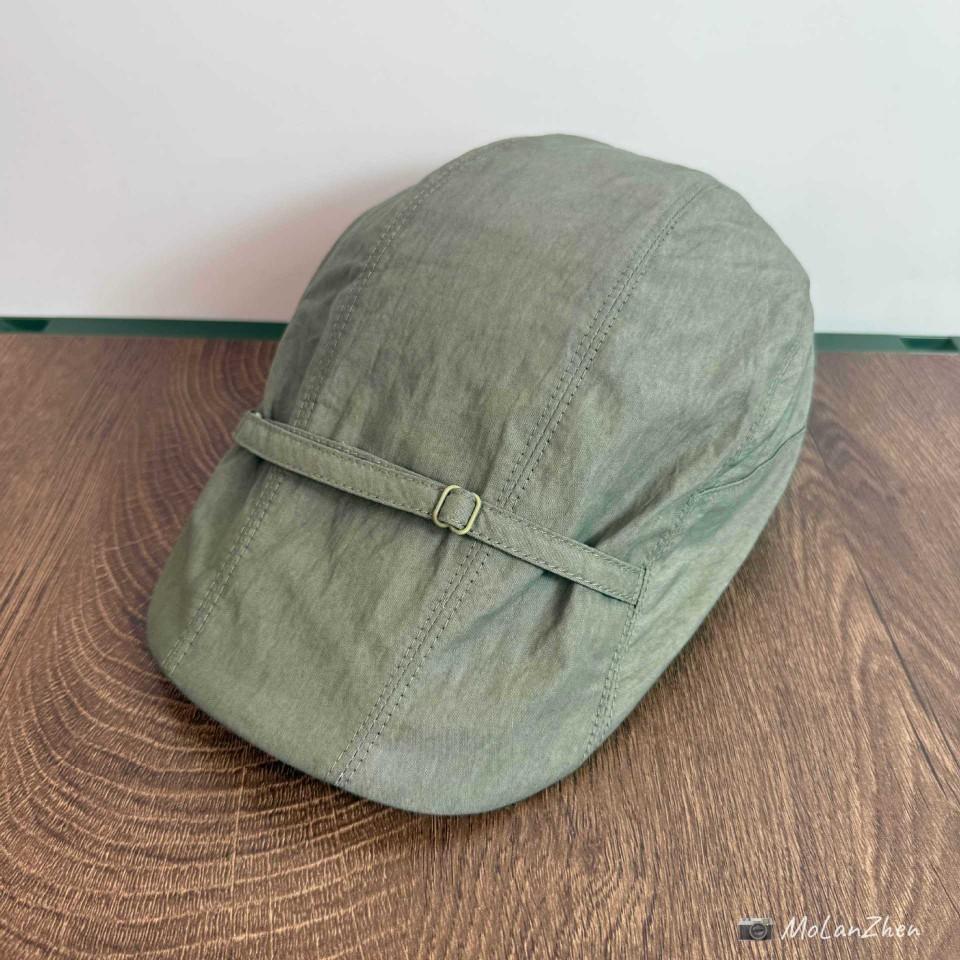 Strap design forward hat for women, spring and summer versatile baseball cap, face-slimming newsboy cap