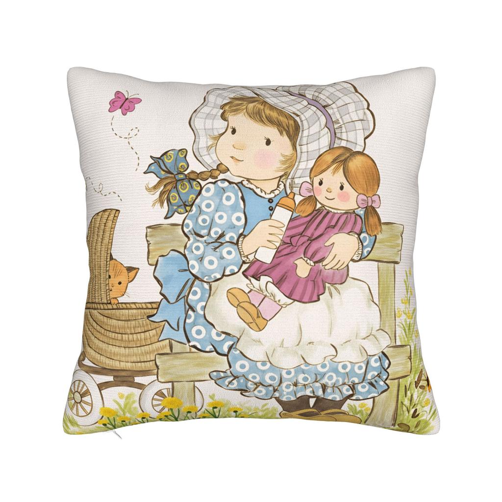 Art Sarah Kay Swing Girl Pillow Cover Comfy Cushion Cover Funny Pillow Case For Office Car Home Decor