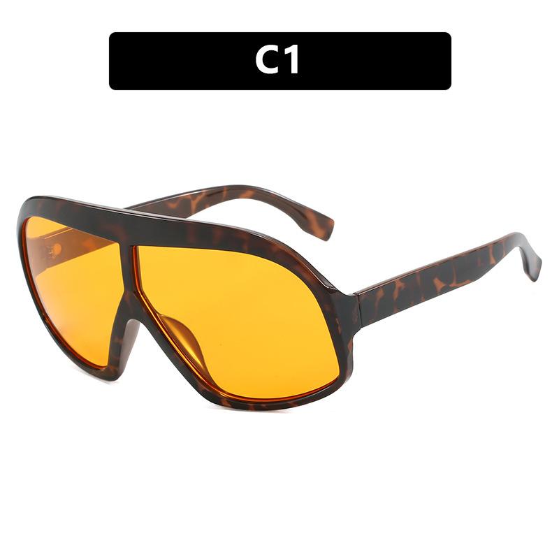New Fashion Retro Square Sunglasses for Women Men Luxury Oversized Frame 2024 Trending Sun Glasses Outdoors Eyeglasses