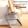 Metal Cat Litter Scoop with Wooden Handle