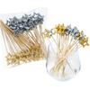 50/100Pcs Disposable Bamboo Sticks Premium Cocktail Forks Appetizers Natural Bamboo Skewers Cocktail Party Accessories