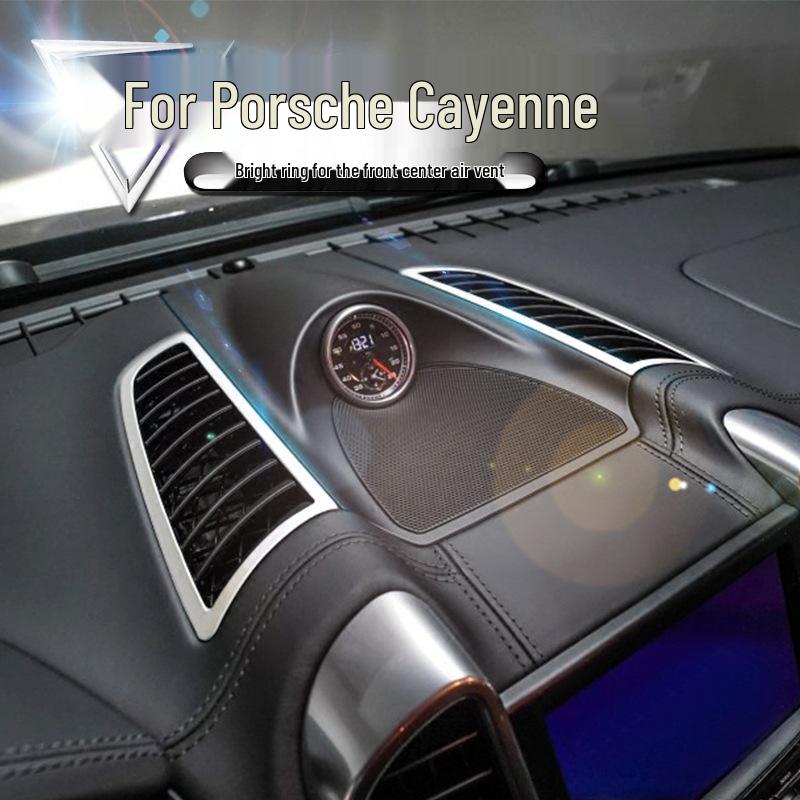 Porsche Cayenne Stainless Steel Rear Trunk Anti-Collision Trim Strip