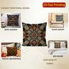 2D Exquisite Geometric Patterned Decorative Cushion Covers Pattern Cushion Cover Suitable For Sofa Bedroom Car Pillow Cover