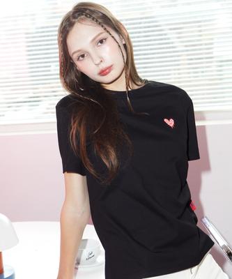 RXMC Small Melting Heart Short Sleeve T-Shirt_Black