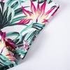 Macacão Floral para Meninas Halter Sem Costas Praia Verão Moda Infantil Macacão Casual