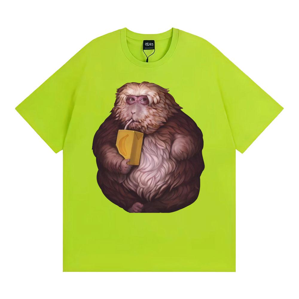 

Funny Zoon XingXing Monkey Meme Graphic T Shirt Casual Cotton Short Sleeve T Shirts Unisex Women Fashion Vintage Oversized Tshirt 4XL