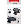 Eot**h 558 G43 Magnifier Holographic Sight Scope Folding Side Flip G45 5X Magnifiers for 558 556 553 Tactical Reflex Riflescope