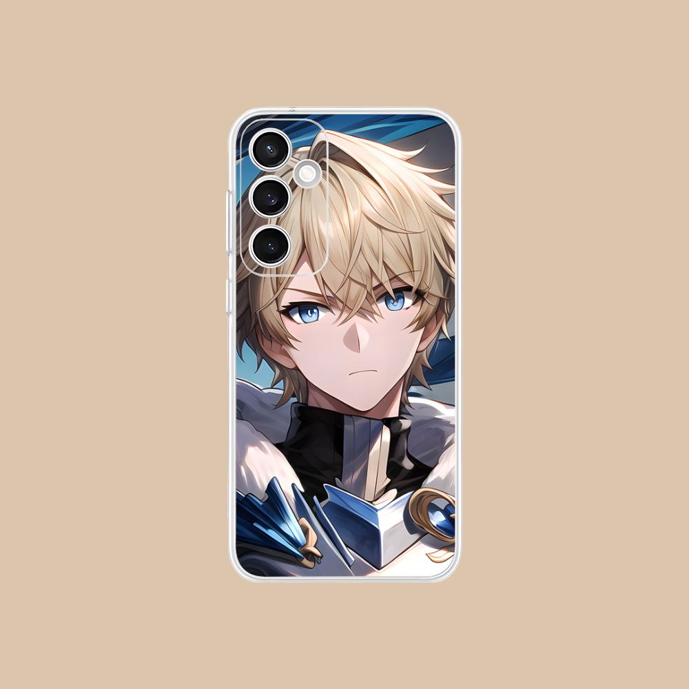 HSR Gepard Clear Mobile Phone Case for Samsung Galaxy S25 S24 S23 S22 S21Plus FE Ultra Colorful Cover Galaxy S22+ 5G