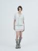 Phased Eyelet Lace Hooded Dress_Melange