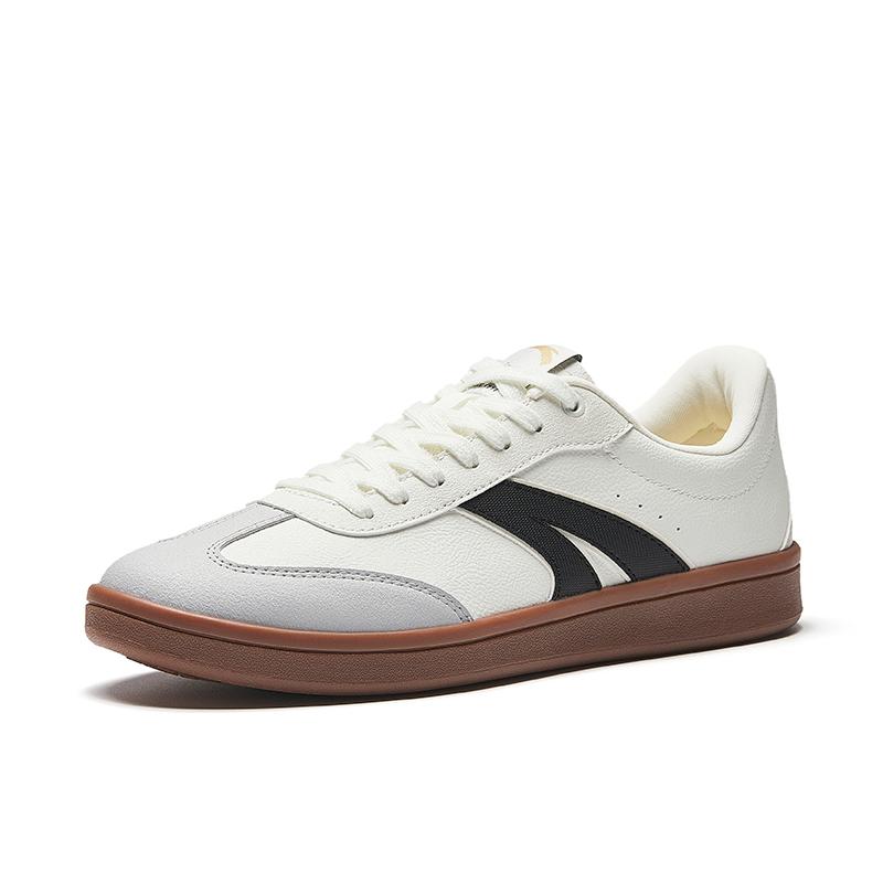 Anta TT Lite Lightweight Breathable Low-Top Skate Shoes Men Sneakers White Gray Black 912538033-1